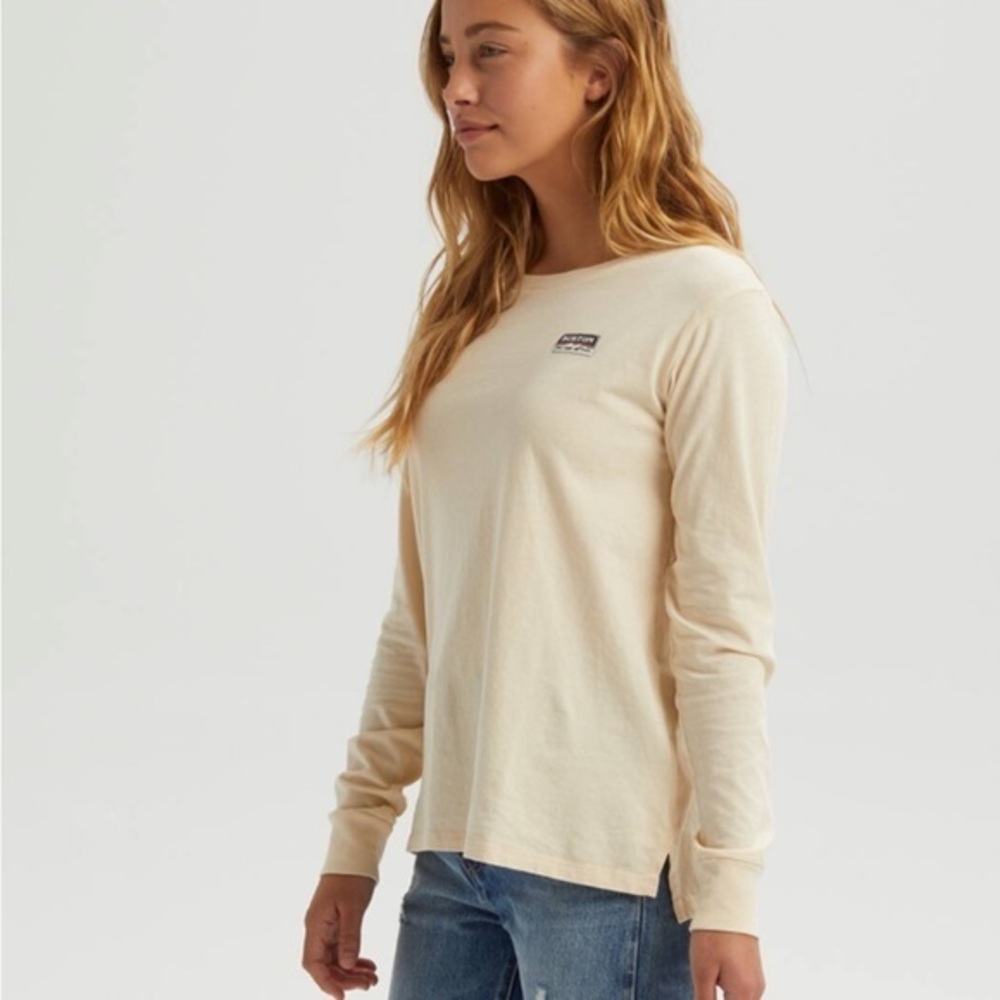 Burton Women's Long Sleeve Tee in Cream